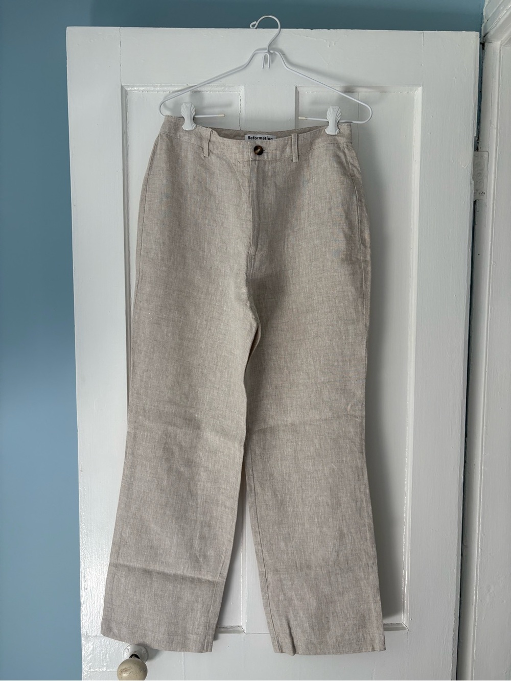 Reformation Linen Tailored Pants